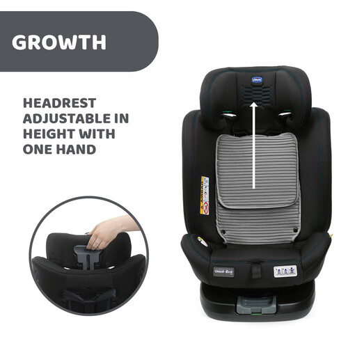 شيكو مقعد سيارة للأطفال من 0 - 36 كيلو - Unico Evo Air - أسود