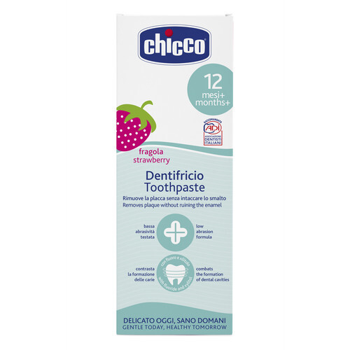 Chicco Toothpaste Strawberry 12M+ - 50ML - No Fluoride