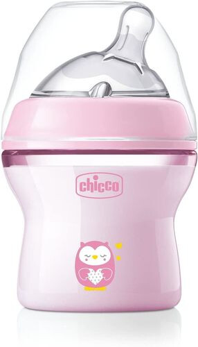 Chicco Natural Feeling Bottle 0M+ - 150ML - Pink