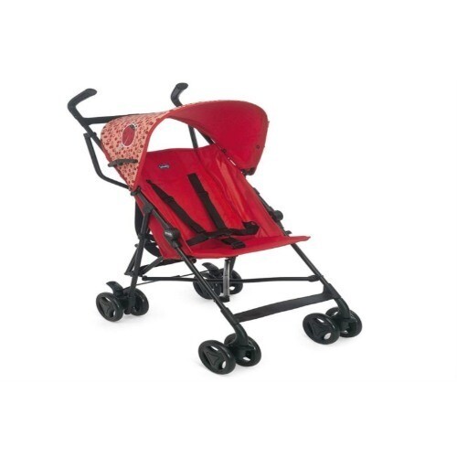 شيكو عربة أطفال -لون أحمر