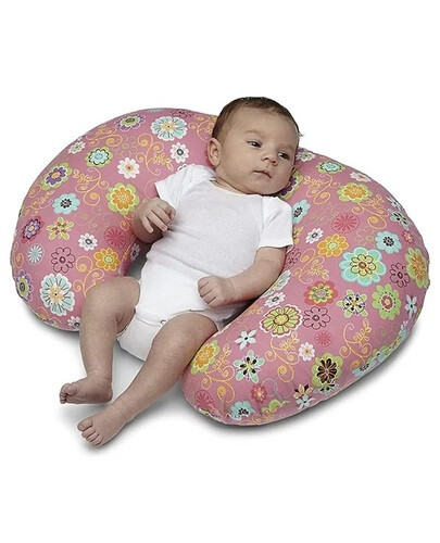 تشيكو وسادة الرضاعة بوبي مع غطاء من القطن - Wild Flowers