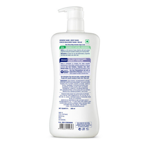 Chicco Baby Moments Body Wash Relax - 500ML