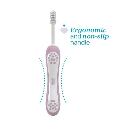 شيكو فرشاة أسنان الأولى من عمر 6 إلى 36 شهر - أرجوانية
