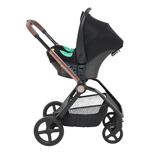 شيكو محول عربة الأطفال سريع التركيب اسود