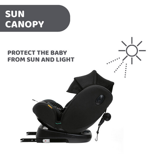 شيكو مقعد سيارة للأطفال من 0 - 36 كيلو - Unico Evo Air - أسود