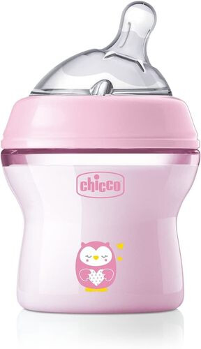 Chicco Natural Feeling Bottle 0M+ - 150ML - Pink