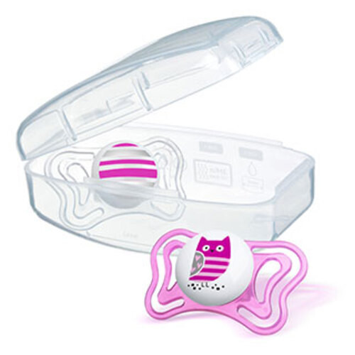 شيكو لهاية أطفال عمر 6-16 أشهر - لون وردي - 2 قطعة - PH.L