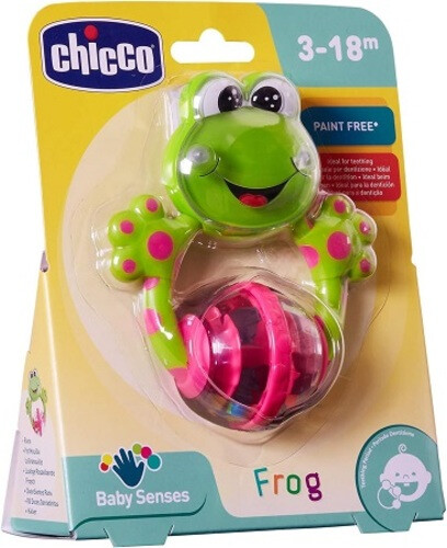 شيكو لعبة التسنين المرحة - الضفدع  3+ اشهر