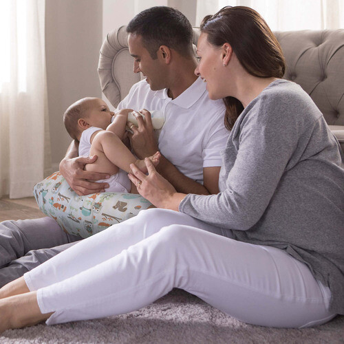 تشيكو وسادة الرضاعة بوبي مع غطاء من القطن - Modern Woodland