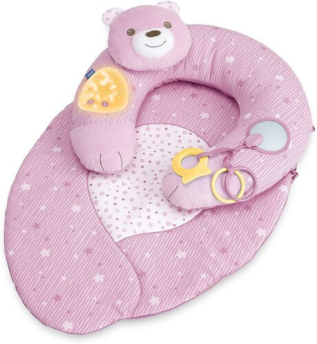 شيكو سجادة تطويرية مع موسيقى وضوء - لون وردي