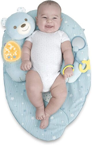 شيكو سجادة تطويرية مع موسيقى وضوء - لون أزرق