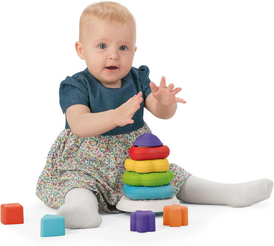 شيكو لعبة برج الحلقات 2 في 1