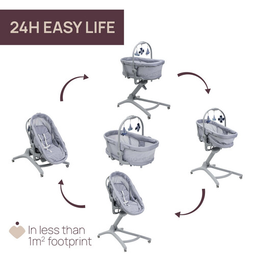 شيكو مقعد متعدد الاستخدامات مع جزء علوي قابل للفصل - Earl Grey