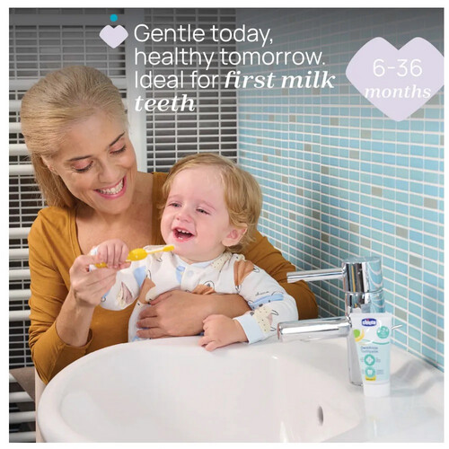 شيكو فرشاة أسنان الأولى من عمر 6 إلى 36 شهر - أرجوانية