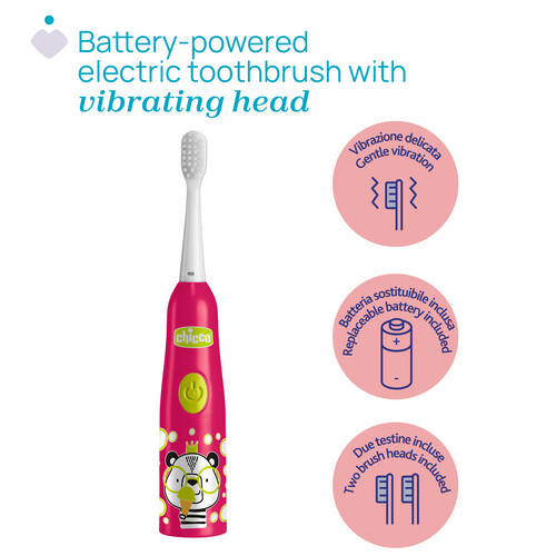 شيكو فرشاة أسنان كهربائية باندا من عمر 3 سنوات