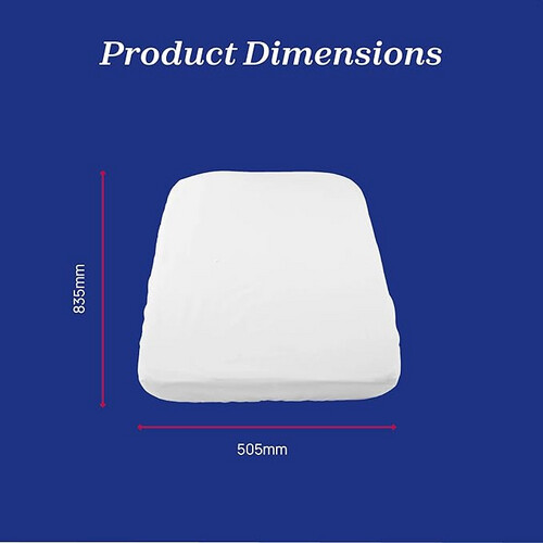 شيكو غطاء مرتبة صحي ابيض Next2Me Forever