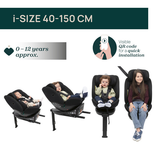 Chicco Everone I-Size Base Car Seat - Black 0-12y