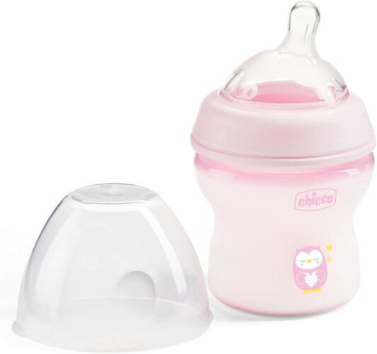 Chicco Natural Feeling Bottle 0M+ - 150ML - Pink