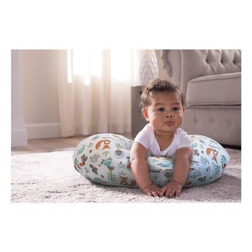 تشيكو وسادة الرضاعة بوبي مع غطاء من القطن - Peaceful Jungle