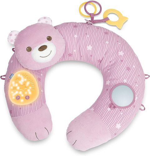 شيكو سجادة تطويرية مع موسيقى وضوء - لون وردي