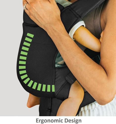 شيكو حمالة للأطفال - Black