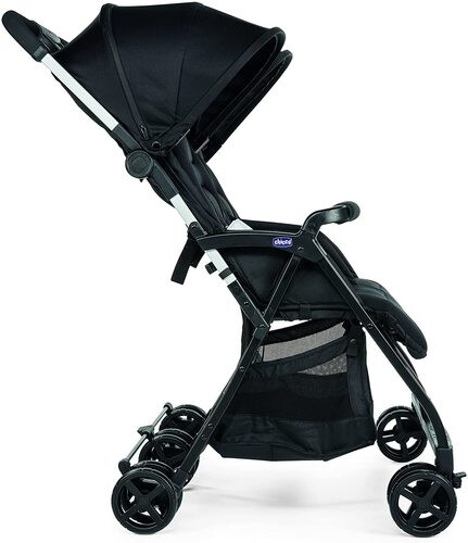 شيكو عربة أطفال توأم  Ohlala - لون أسود
