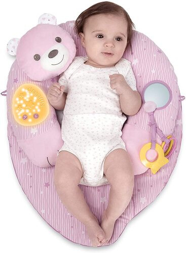 شيكو سجادة تطويرية مع موسيقى وضوء - لون وردي