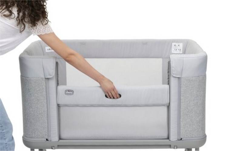 Chicco Next2Me Forever Cosleeping Cot - ash grey