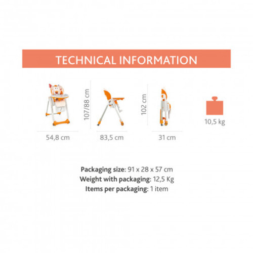 Chicco Polly 2 Start Highchair - Monkey