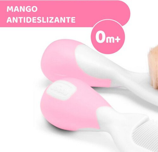 شيكو فرشاة و مشط - لون زهري