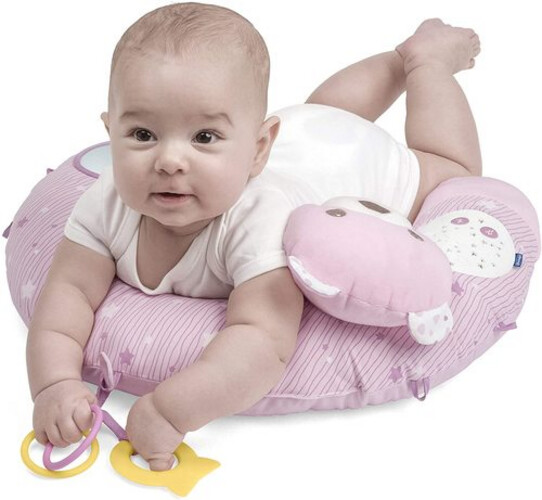 شيكو سجادة تطويرية مع موسيقى وضوء - لون وردي