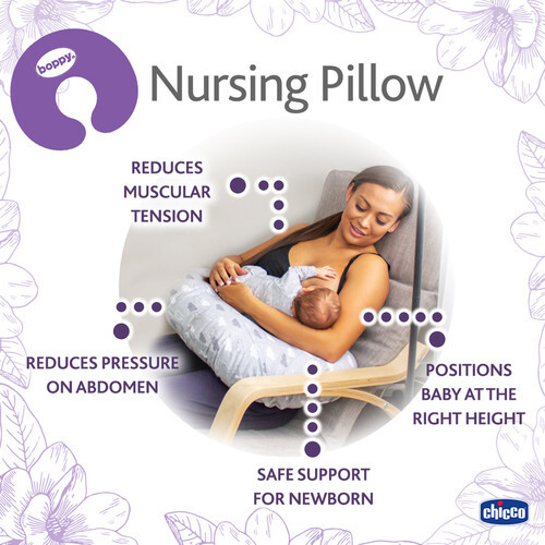 تشيكو وسادة الرضاعة بوبي مع غطاء من القطن - Clouds