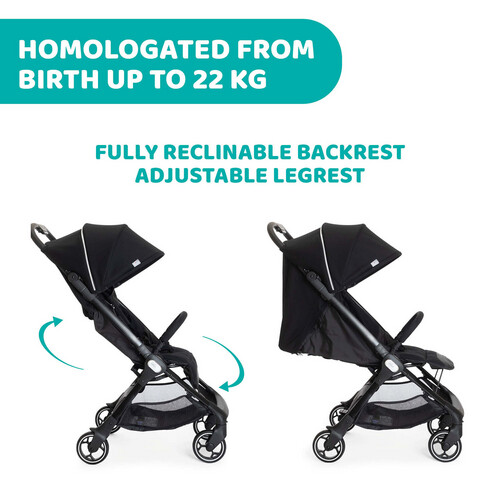 Chicco WE Stroller - Black (For Travel)