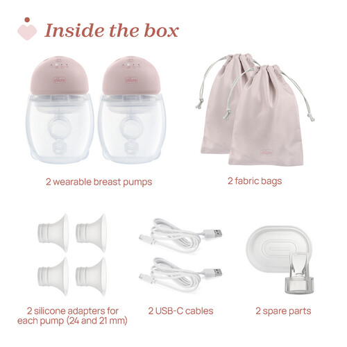 Chicco Double Wearable Electric Breast Pump