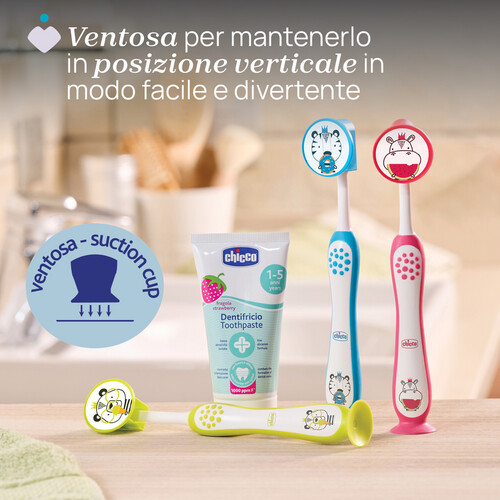 شيكو فرشاة أسنان تايجر من عمر 3 إلى 6 سنة