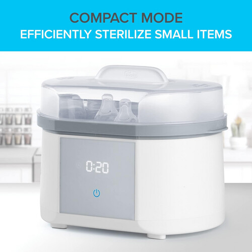 Chicco Advanced Electric Steam Sterilizer & Dryer for Baby Bottles, Feeding Accessories