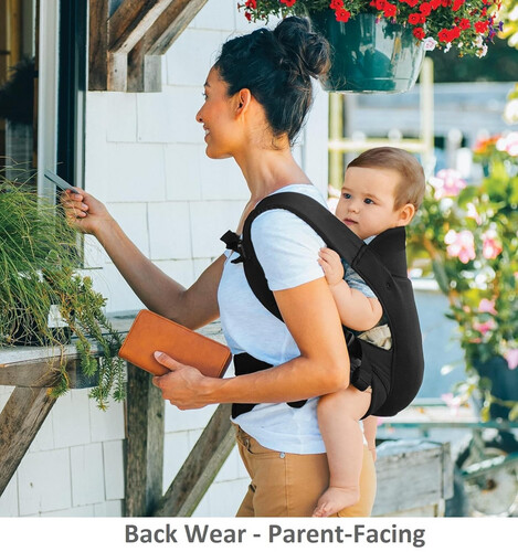 شيكو حمالة للأطفال - Black