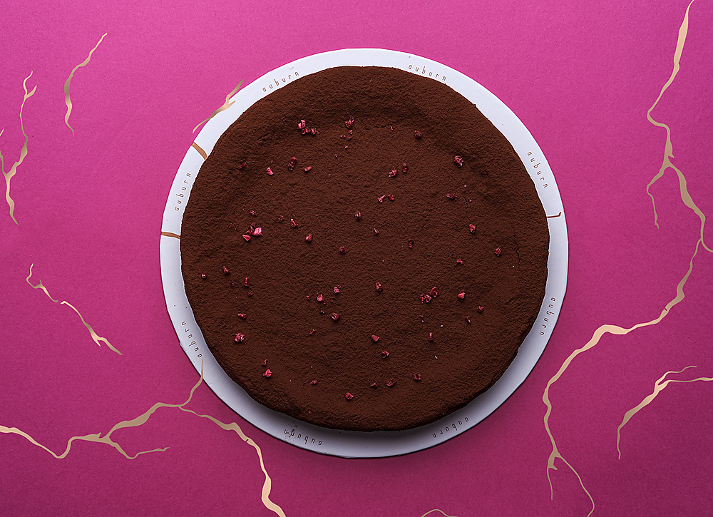 Chocolate Raspberry Flourless Cake