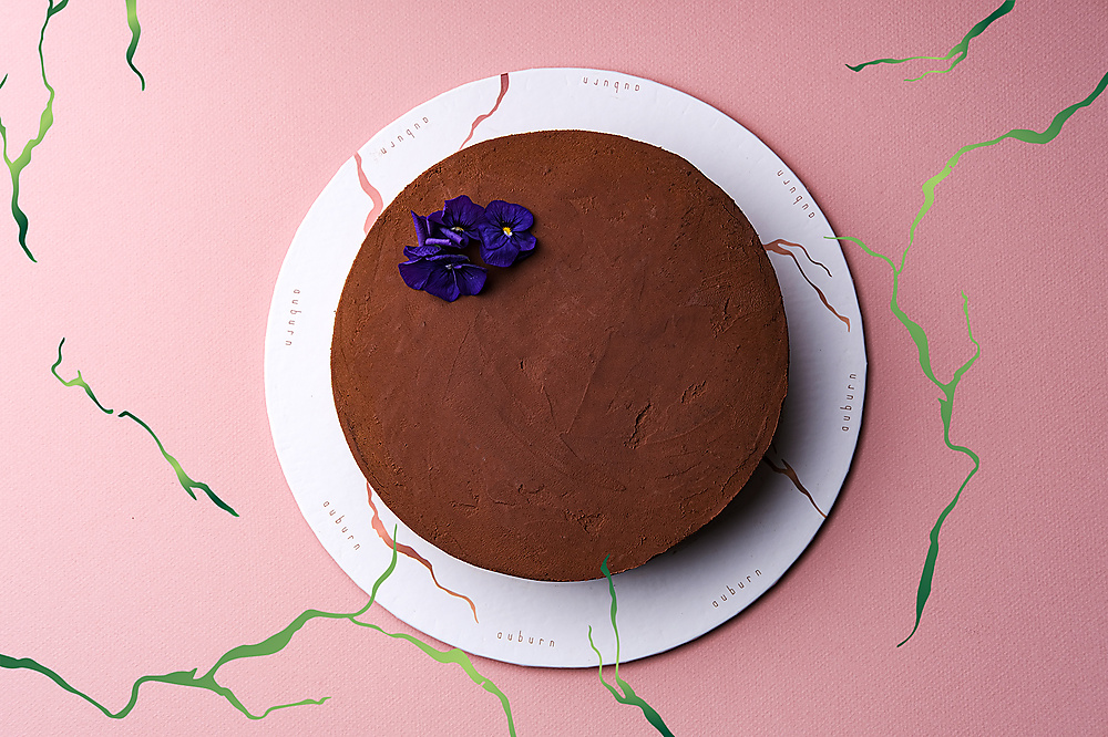 Vegan chocolate fudge cake