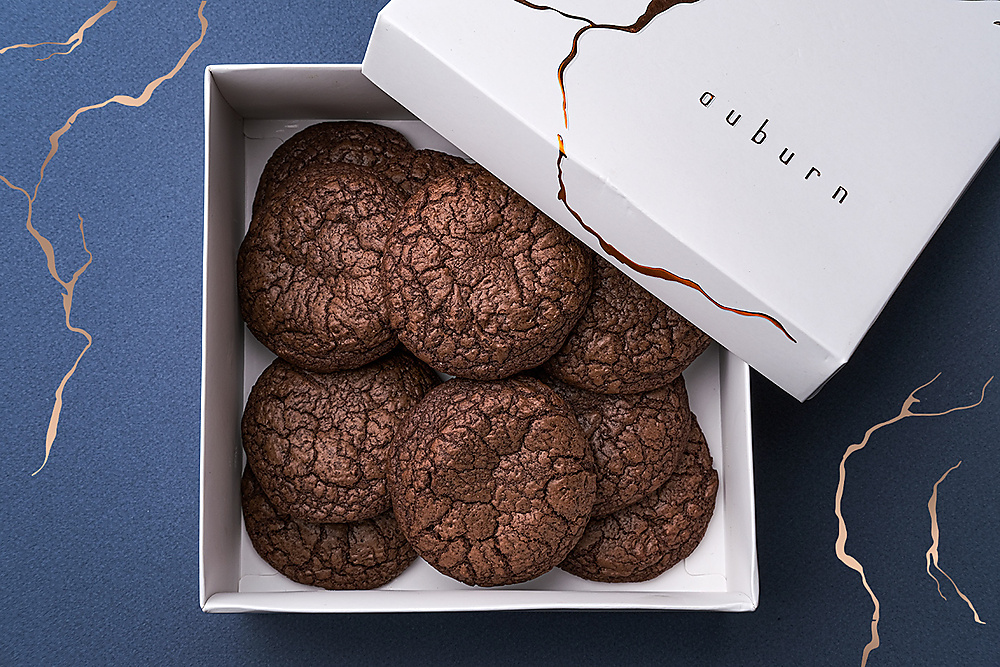 Chocolate fudge cookies (12 pcs)