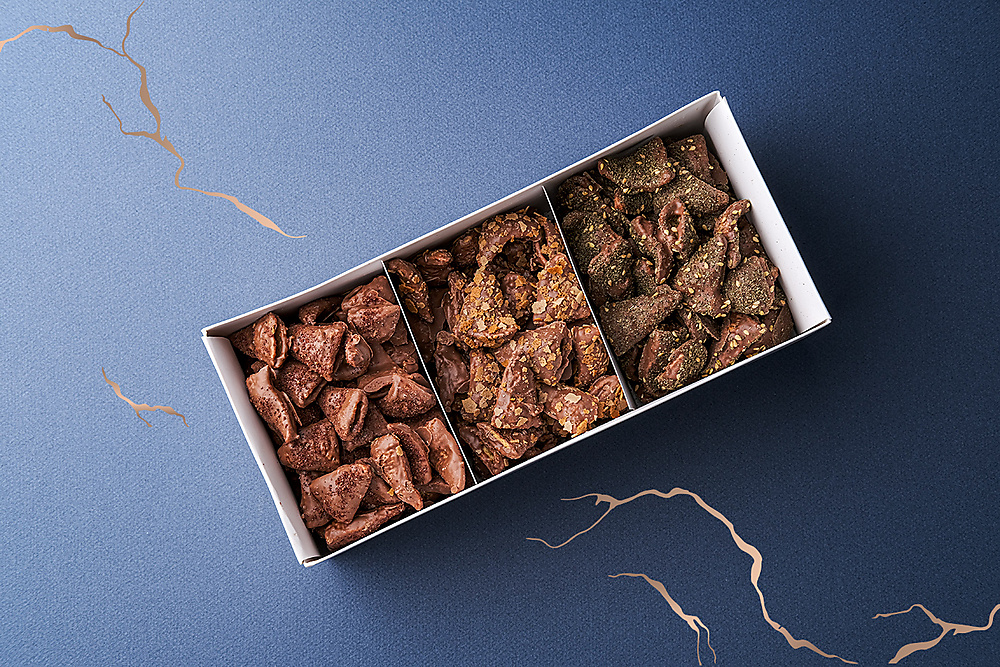 Crispy Chocolate Triangles