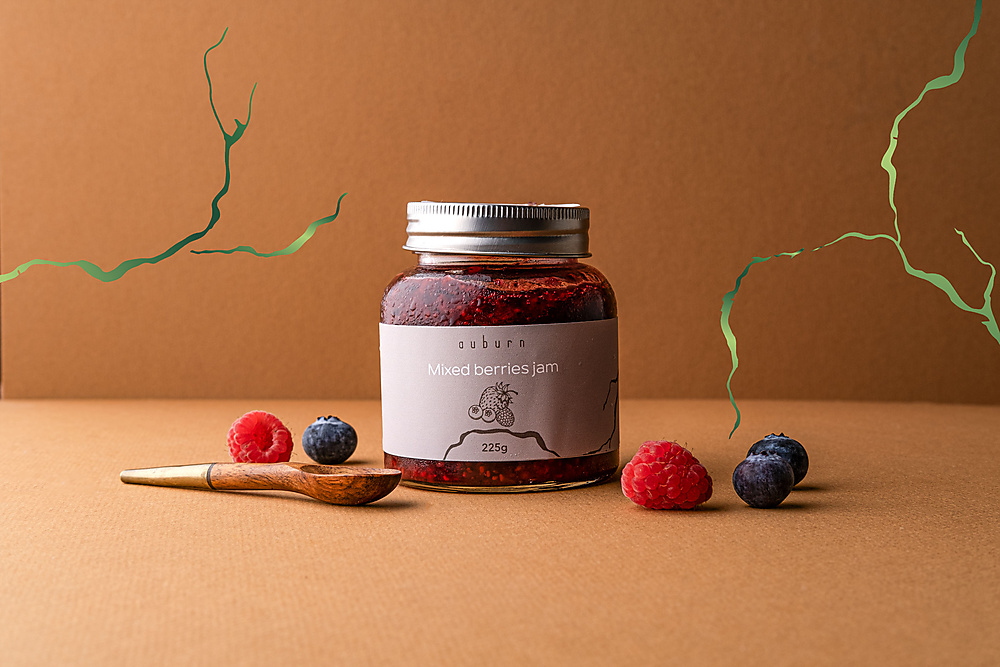 Mixed berries chia jam