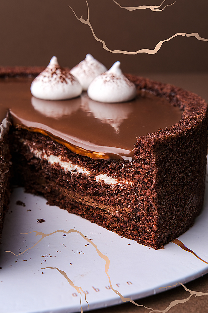 Salted caramel chocolate cake