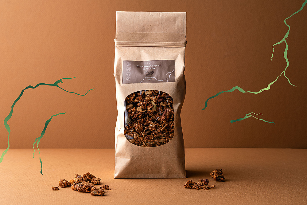 Cinnamon pecan granola 350 g