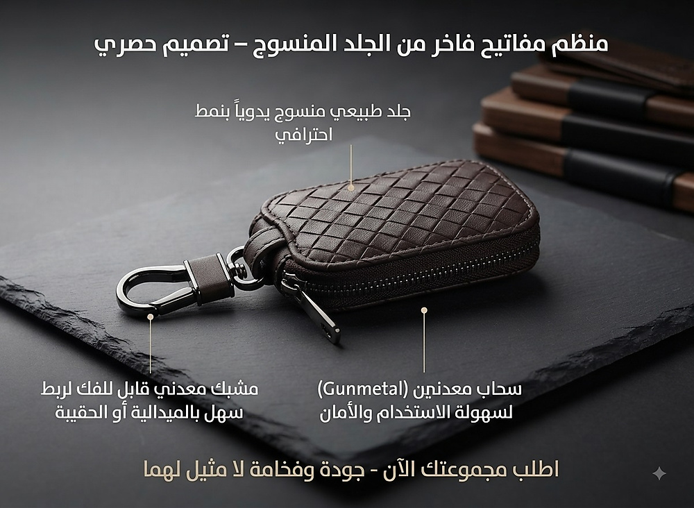 ميداليه مفاتيح جلد