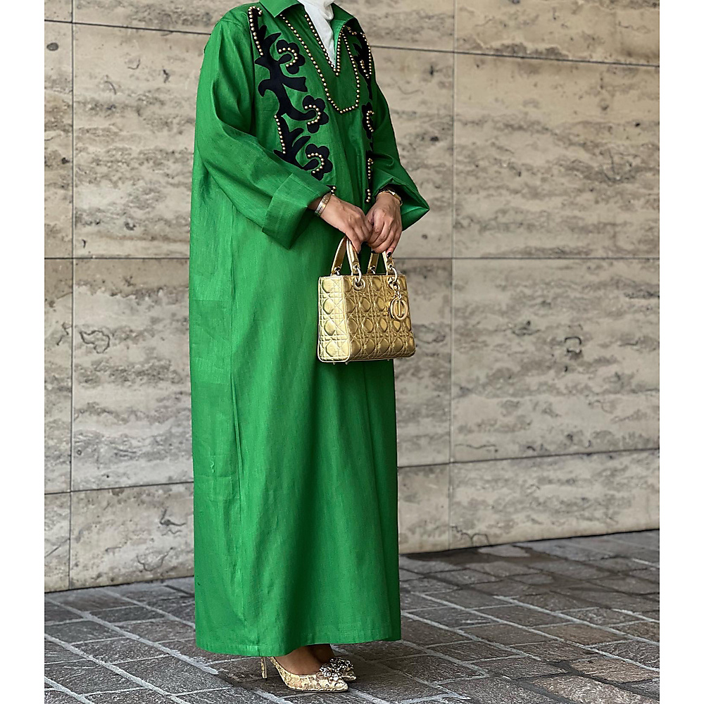 دراعه اللؤلؤ لون اخضر