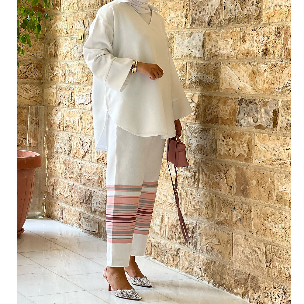 linen suit