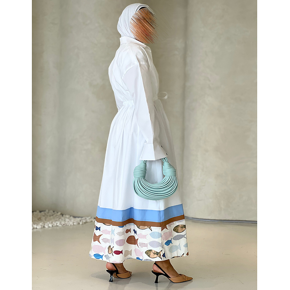 cotton white dress