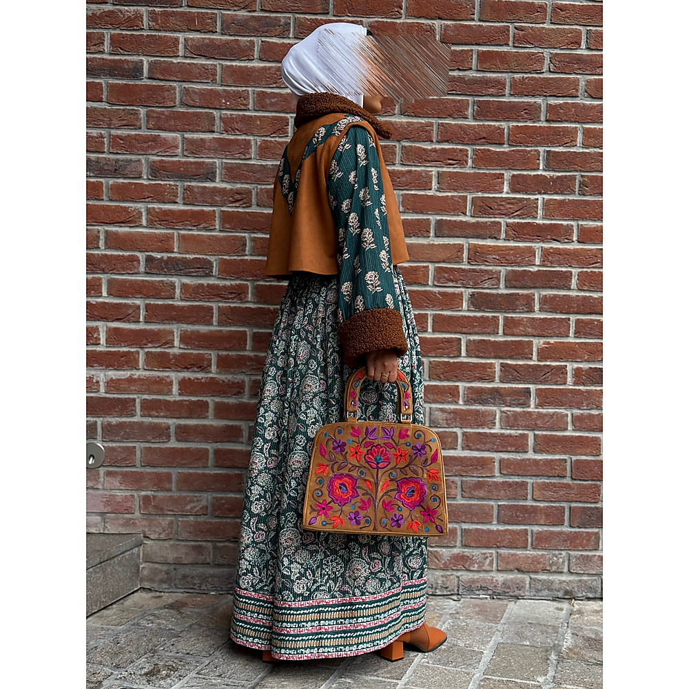 قفطان لون اخضر