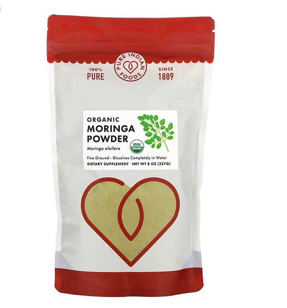 Organic moringa powder (227 g)